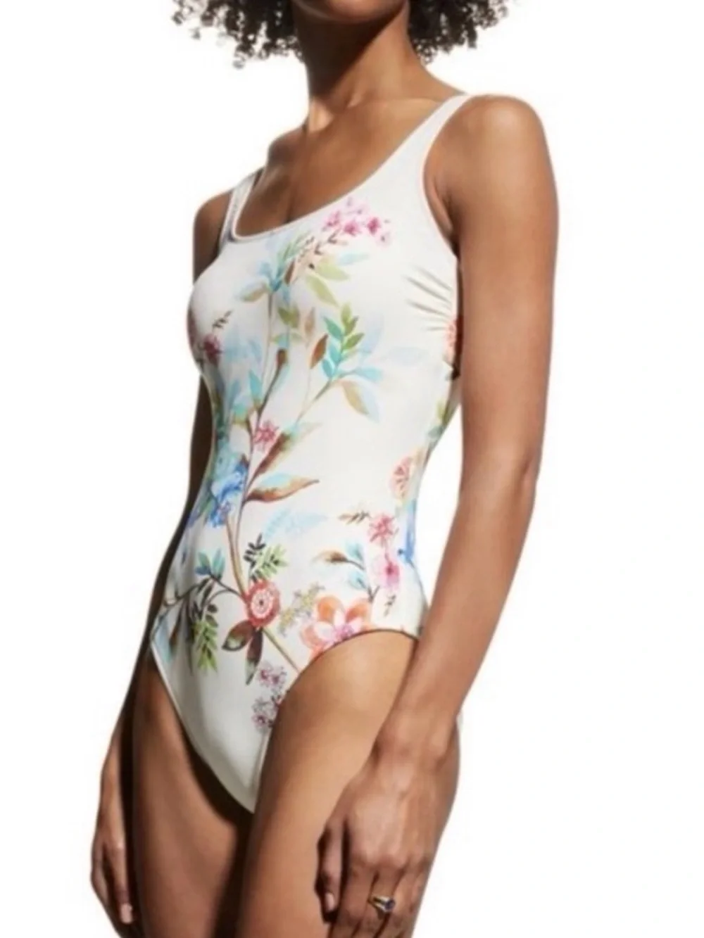 JOHNNY WAS LEI TANK SUIT One-Piece Swimsuit